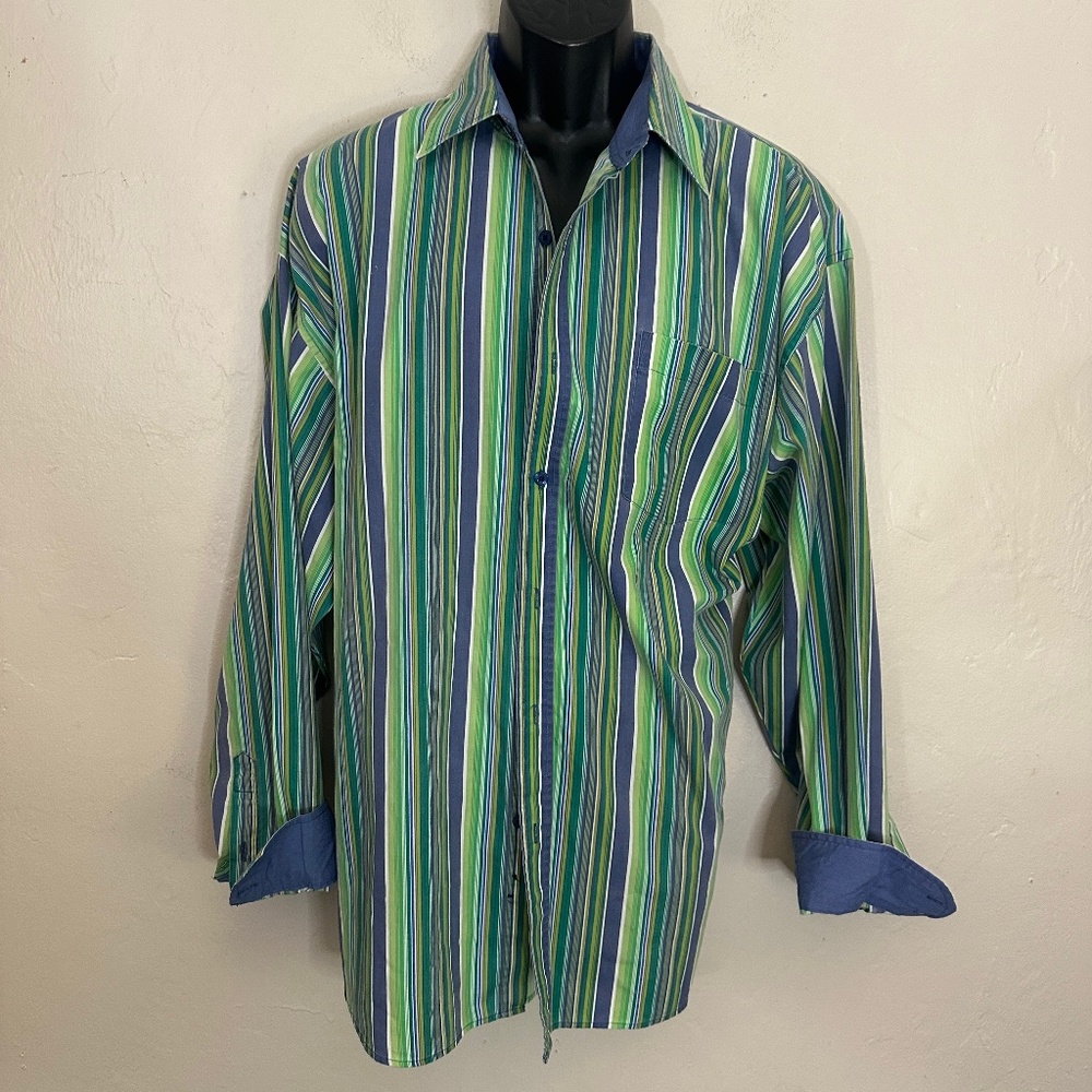 Brooklyn Express Contrast Long Sleeve Shirt XL Gently worn 65% polyester